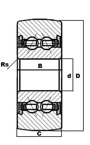 Double Row ball bearing:vxb:Ball Bearing